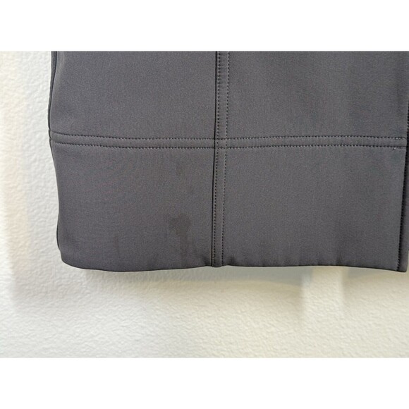 Lululemon Apres Women's Long Gray Softshell Hooded Jacket Full Zip Coat Size 4 - Picture 15 of 16